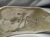 Best Vintage Native American Navajo Authentic Floyd Becenti Turquoise Sterling Silver Bracelet-Nativo Arts
