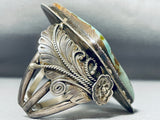Native American One Of The Best Museum Vintage Royston Turquoise Sterling Silver Bracelet-Nativo Arts
