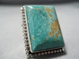 Tremendous Vintage Native American Navajo Royston Turquoise Sterling Silver Ring-Nativo Arts