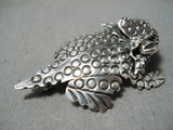 Amazing Navajo Sterling Silver Toad Pin Pendant Native American-Nativo Arts