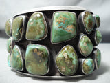 One Of The Best Ever Vintage Native American Navajo Damale Turquoise Sterling Silver Bracelet-Nativo Arts