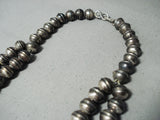 Women's Vintage Native American Navajo Turquoise Sterling Silver Squash Blossom Necklace-Nativo Arts