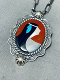 Beautiful Woman Vintage Southwestern Turquoise Sterling Silver Necklace-Nativo Arts