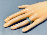 Beautiful Vintage Native American Navajo Royston Turquoise Sterling Silver Ring-Nativo Arts