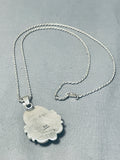 Fascintating Vintage Native American Navajo 8 Turquoise Sterling Silver Necklace-Nativo Arts