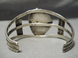 Important Vintage Native American Navajo Royston Turquoise Sterling Silver Bracelet Old-Nativo Arts