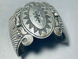 Astounding Vintage Native American Navajo Sterling Silver Bracelet-Nativo Arts