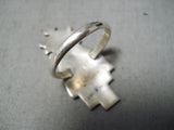 Important Vintage Hopi Sterling Silver Native American Kachina Ring-Nativo Arts