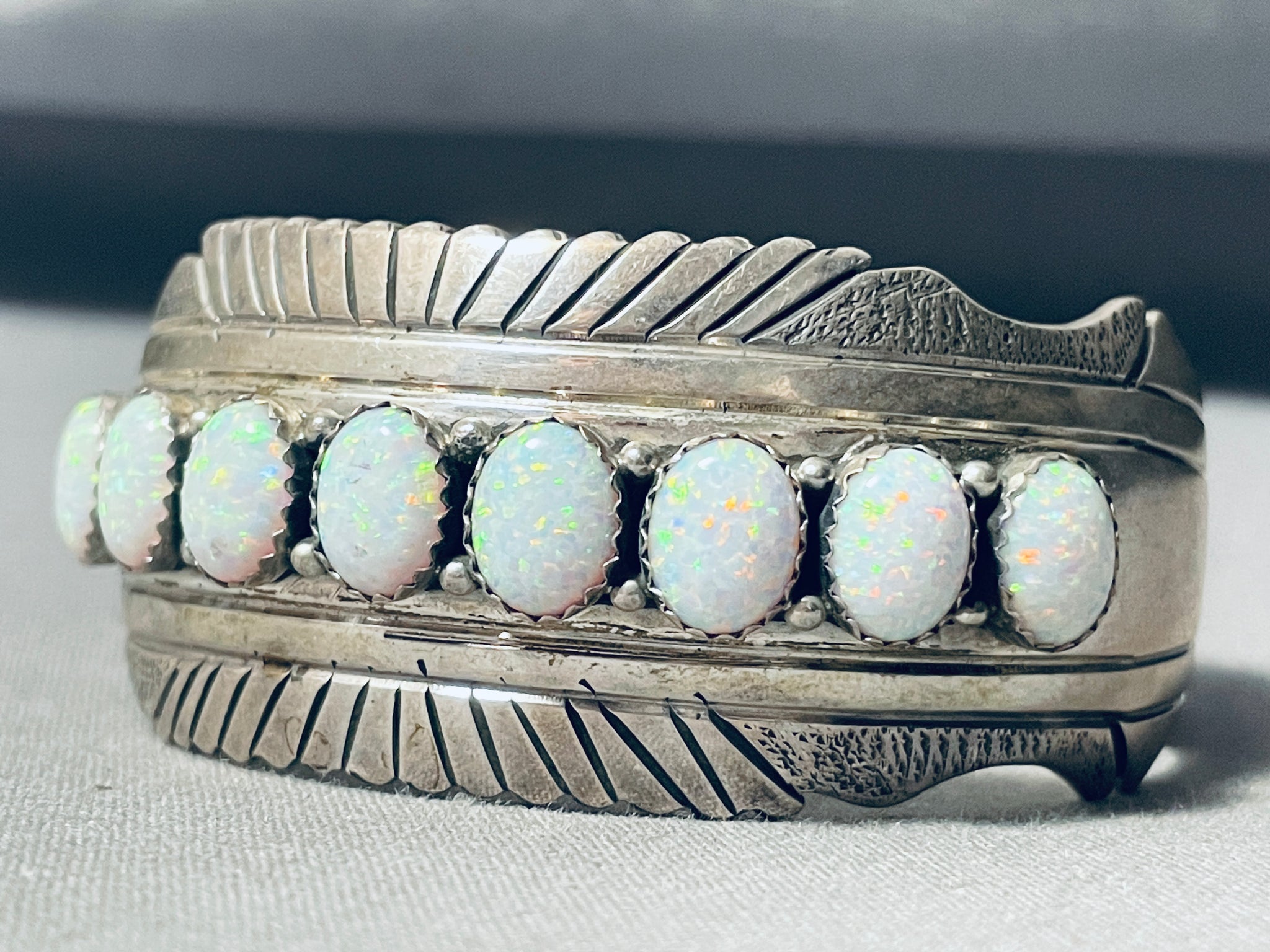The Best Lorenzo James Vintage Native American Navajo Domed Opal