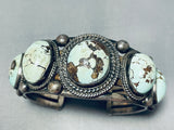 Museum Vintage Native American Navajo Dry Creek Turquoise Sterling Silver Bracelet-Nativo Arts