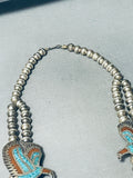 200 Gram Will Singer Vintage Native American Navajo Sterling Silver Squash Blossom Necklace-Nativo Arts