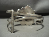 Enormous Vintage Navajo Spiderweb Turquoise Native American Jewelry Silver Bracelet Old Pawn-Nativo Arts