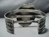 Enormous Vintage Navajo Turquoise Sterling Silver Native American Jewelry Bracelet-Nativo Arts