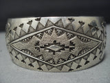 Exceptional Vintage Native American Jewelry Hopi Sterling Silver Synergy Bracelet Cuff-Nativo Arts