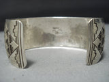 Exceptional Vintage Native American Jewelry Hopi Sterling Silver Synergy Bracelet Cuff-Nativo Arts