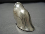 Exceptional Vintage Native American Navajo Sunface Mark Chapo Sterling Silver Ring Old-Nativo Arts