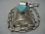 Exceptional Vintage Navajo Sterling Native American Jewelry Silver Alex Sanchez Necklace-Nativo Arts