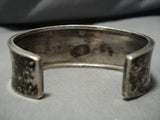 Exceptional Vintage Navajo Sterling Silver Native American Bracelet Old Cuff-Nativo Arts