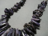 Exquisite Vintage Native American Jewelry Navajo Amethyst Sterling Silver Necklace Old-Nativo Arts