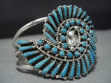 Exquisite Vintage Native American Jewelry Navajo Sterling Silver Charlie Parker Lightning Bracelet-Nativo Arts