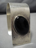 Exquisite Vintage Navajo Sterling Silver Native American Bracelet Old-Nativo Arts