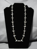 Extremely Rare Vintage Native American Navajo Sterling Silver Fetish Animal Necklace Old-Nativo Arts