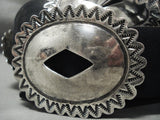 Extremely Rare Vintage Navajo Orville Tsinnie (d.) Native American Jewelry Silver Concho Belt-Nativo Arts