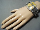 Amazing San Felipe Bumble Bee Sterling Silver Bracelet Huge-Nativo Arts