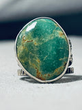 One Of A Kind San Felipe Huge Royston Turquoise Sterling Silver Ring-Nativo Arts