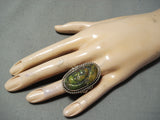 One Of The Most Detailed Vintage Royston Turquoise Sterling Silver Ring-Nativo Arts