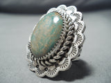 Exquisite San Felipe Royston Turquoise Sterling Silver Ring-Nativo Arts