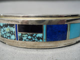 Important Donny Douglas Vintage Native American Navajo Turquoise Sterling Silver Bracelet-Nativo Arts