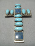 Important Native American Navajo Calvin Martinez Sterling Silver Pendant-Nativo Arts