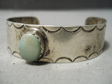 Stunning Vintage Native American Navajo Royston Turquoise Sterling Silver Bracelet Old-Nativo Arts