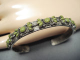 Important Vintage Native American Navajo Orvil Jack Turquoise Sterling Silver Bracelet-Nativo Arts