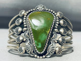 Best Vintage Verdy Jake Damale Turquoise Sterling Silver Bracelet-Nativo Arts