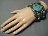 One Of The Best Vintage Native American Navajo Royston Turquoise Sterling Silver Bracelet-Nativo Arts
