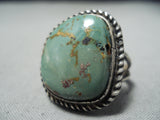 Exquisite Vintage Native American Navajo Royston Turquoise Sterling Silver Ring-Nativo Arts