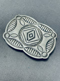 Tremendous Vintage Native American Navajo Sterling Silver Money Clip Signed Michael Tahe-Nativo Arts