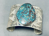 Very Rare Red Matrix Vintage Native American Navajo Sterling Silver Bracelet-Nativo Arts
