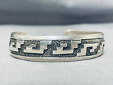 Thomas Singer Vintage Native American Navajo Sterling Silver Bracelet-Nativo Arts