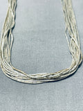 Marvelous Vintage Native American Navajo Sterling Silver Necklace-Nativo Arts