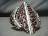 Cel Yazzie Vintage Native American Navajo Sterling Silver Bracelet-Nativo Arts
