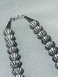One Of The Best Vintage Native American Navajo Sterling Silver Necklace-Nativo Arts