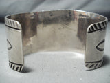 Rare Damale Turquoise Vintage Native American Navajo Sterling Silver Bracelet-Nativo Arts