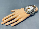 The Best Jo Tso White Agate Vintage Native American Navajo Sterling Silver Bracelet-Nativo Arts