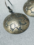 Beautiful Vintage Native American Navajo Sterling Silver Earrings-Nativo Arts