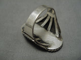 Quality Vintage Native American Navajo Gene Hale Royston Turquoise Sterling Silver Ring-Nativo Arts