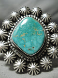 Amazing Vintage Native American Navajo Royston Turquoise Sterling Silver Bracelet-Nativo Arts
