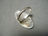 Important Vintage Hopi Sterling Silver Ring Old Native American-Nativo Arts